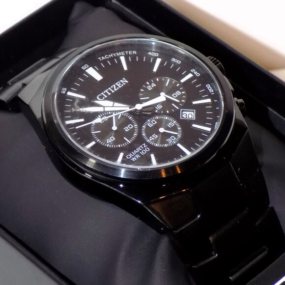 Citizen Men's Black Chronograph Tachymeter Date Watch GN-4-S, 0520-S114268 - Picture 6 of 7